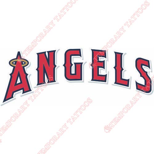 Los Angeles Angels of Anaheim Customize Temporary Tattoos Stickers NO.1656